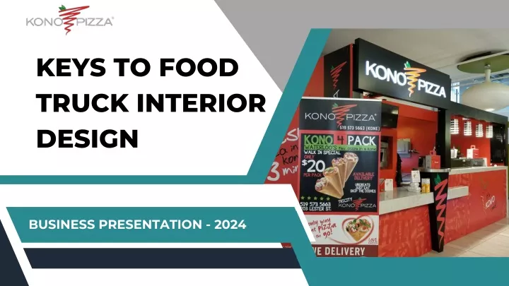 keys to food truck interior design