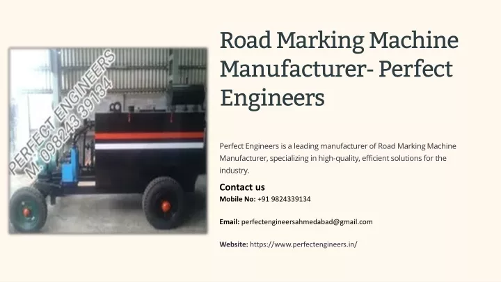 road marking machine manufacturer perfect