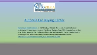 Top Hawaii Automobile Dealers