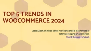 TOP 5 Trends in WooCommerce 2024