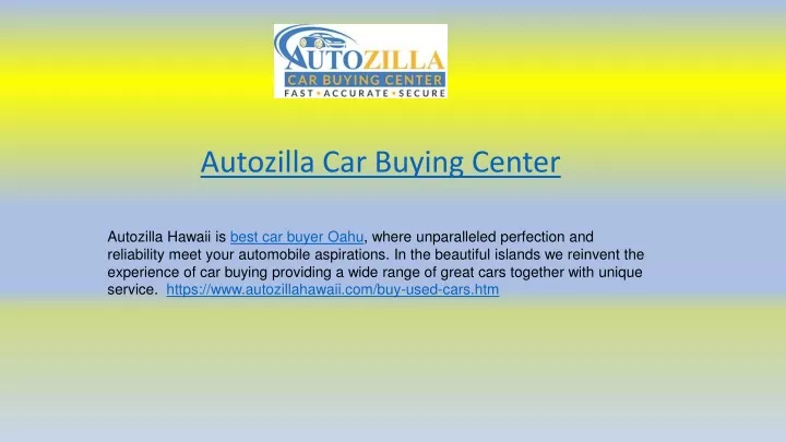 autozilla car buying center