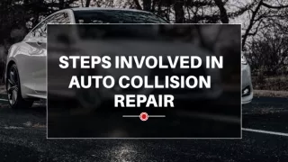 Steps Involved In Collision Repair