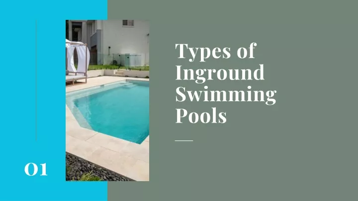 types of inground swimming pools
