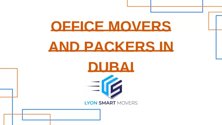 office movers and packers in dubai