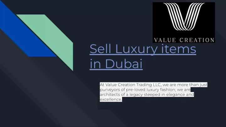 sell luxury items in dubai