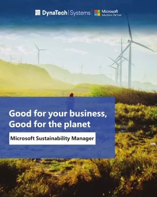 Microsoft Sustainability Manager