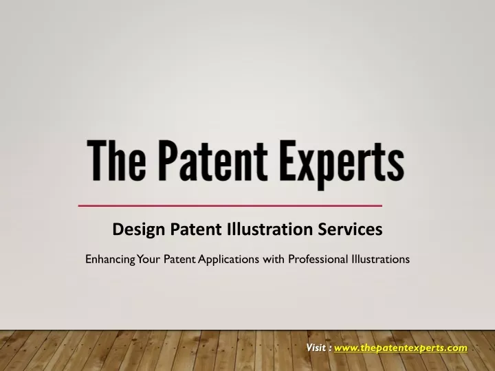 design patent illustration services