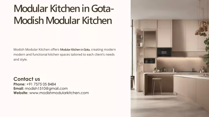 modular kitchen in gota modish modular kitchen