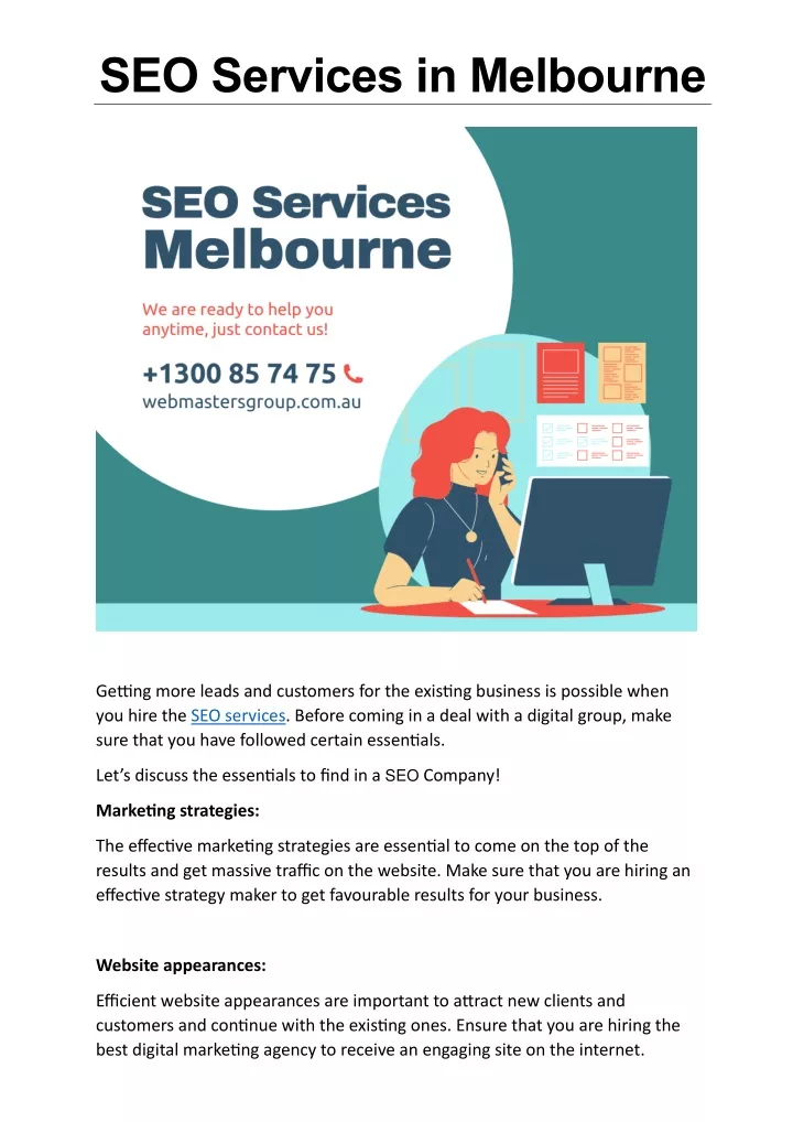 seo services in melbourne