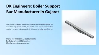 Boiler Support Bar Manufacturer in Gujarat, best Boiler Support Bar Manufacturer