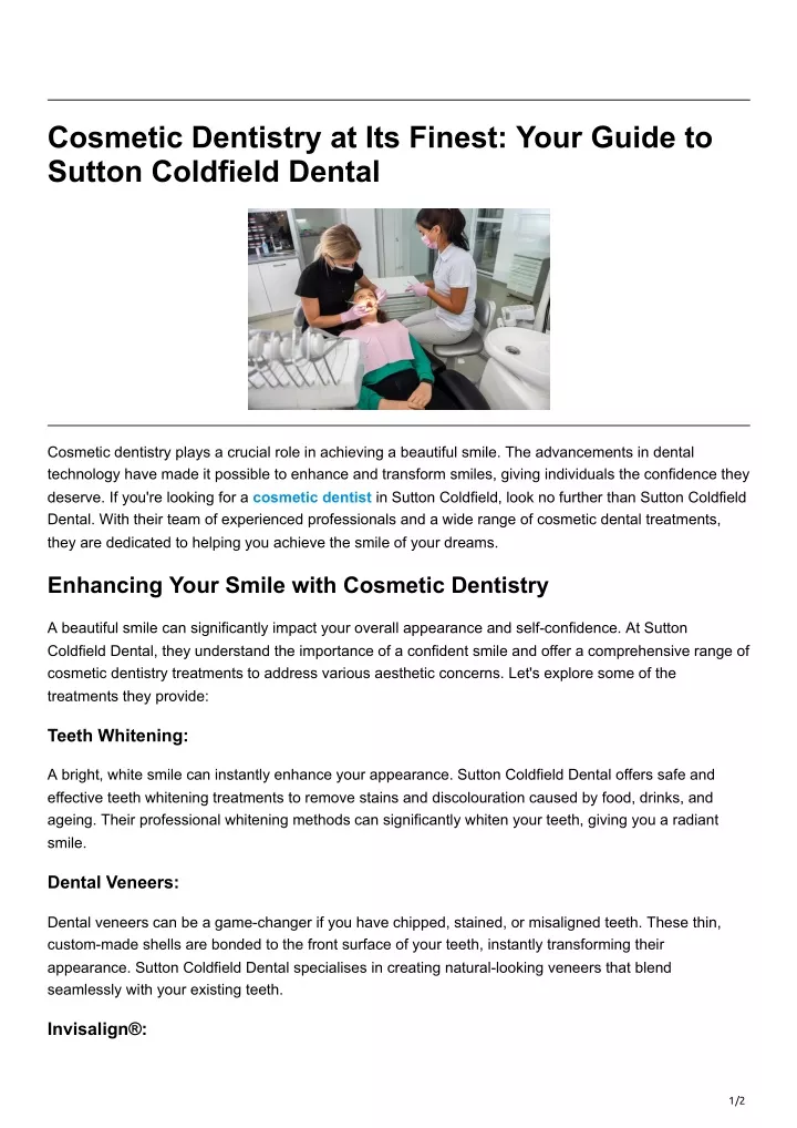 cosmetic dentistry at its finest your guide