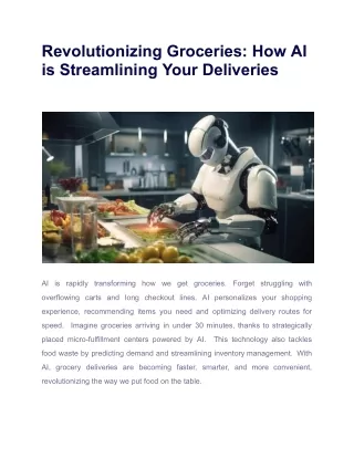 Revolutionizing Groceries_ How AI is Streamlining Your Deliveries