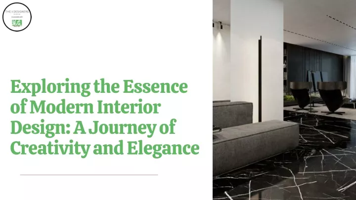 exploring the essence of modern interior design
