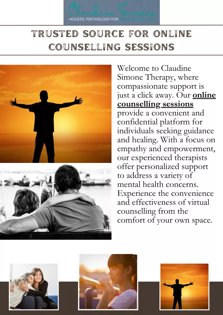 trusted source for online counselling sessions