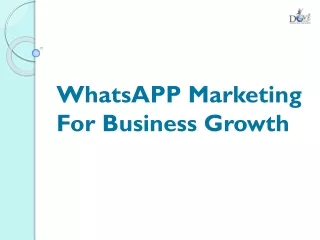 WhatsApp Marketing For Business Growth