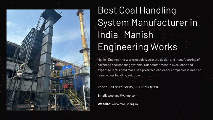 best coal handling system manufacturer in india