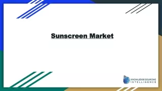 Sunscreen Market size worth US$16.204 billion by 2029