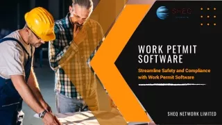 Safe Work Permit Software for Seamless Operations