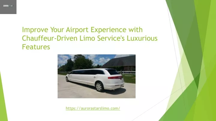 improve your airport experience with chauffeur driven limo service s luxurious features