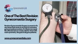One of The Best Revision Gynecomastia Surgery