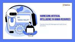Harnessing Artificial Intelligence in Human Resources