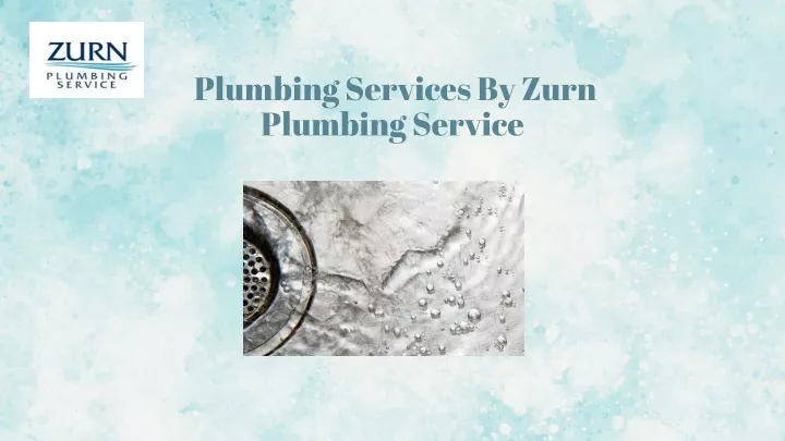 plumbing services by zurn plumbing service