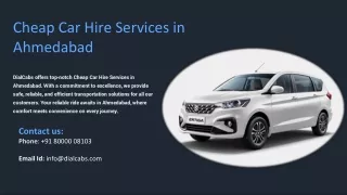 Cheap Car Hire Services in Ahmedabad, Best Cheap Car Hire Services in Ahmedabad