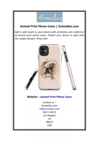 Animal Print Phone Cases  Animalias.com
