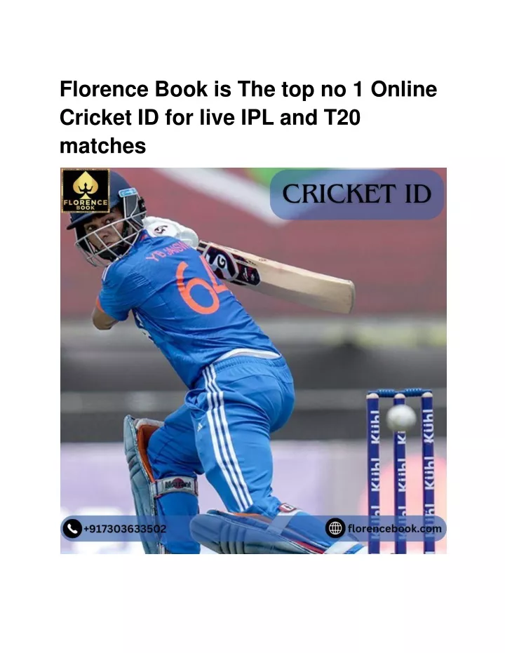 florence book is the top no 1 online cricket