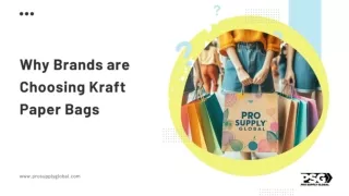 Why Brands are Choosing Kraft Paper Bags