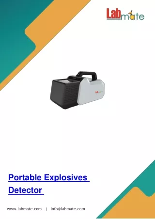 Portable-Explosives-Detector