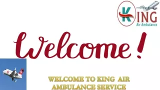 Quick Response Air Ambulance Service in Raipur by King