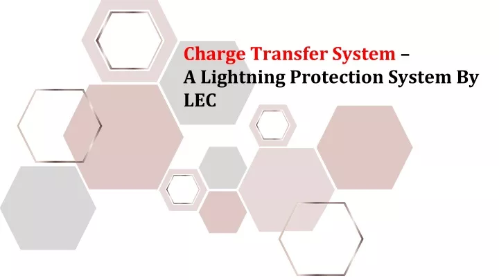 charge transfer system a lightning protection