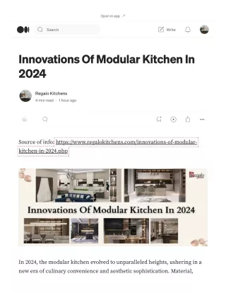 Innovations Of Modular Kitchen In 2024