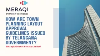 How are Town Planning Layout Approval Guidelines Issued by Telangana Government