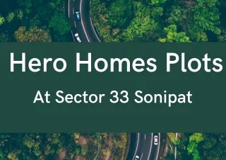 Hero Homes Plots At Sector 33 Sonipat - PDF Download