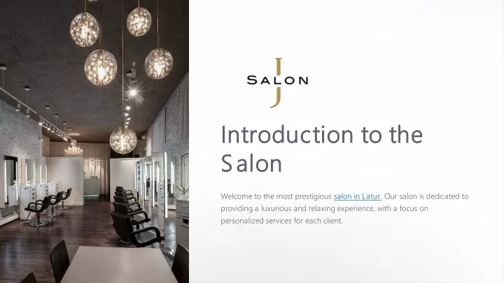 introduction to the introduction to the salon