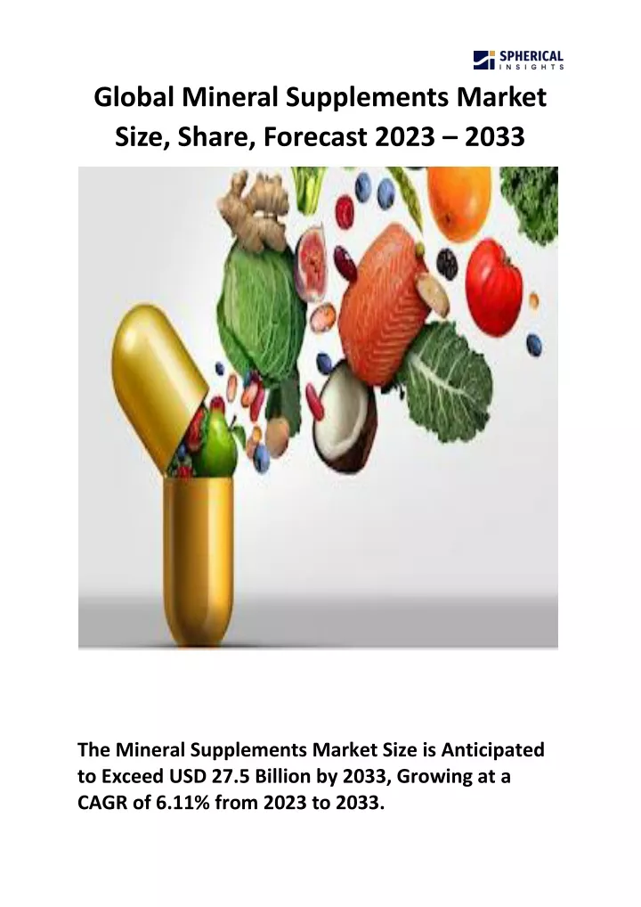 global mineral supplements market size share