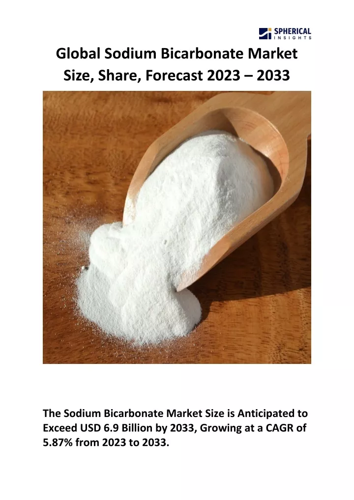 global sodium bicarbonate market size share