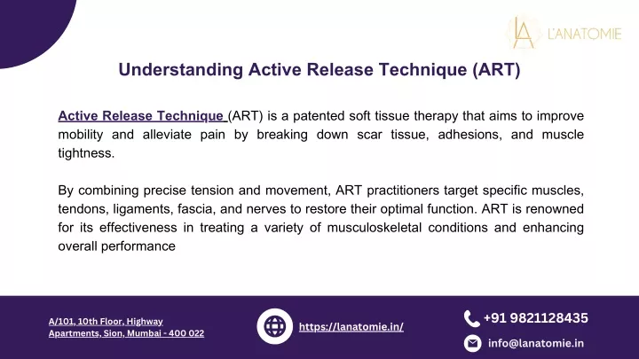 understanding active release technique art