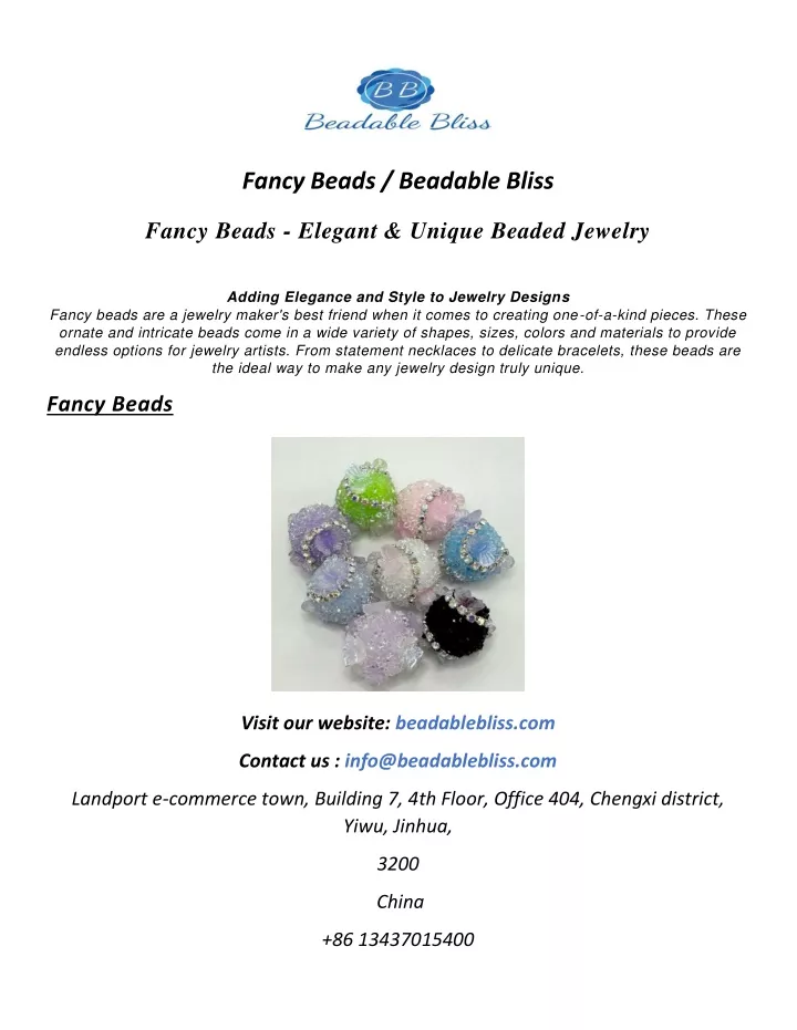 fancy beads beadable bliss