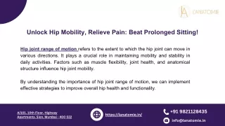 Unlock Hip Mobility, Relieve Pain Beat Prolonged Sitting!
