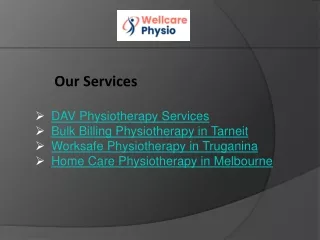 Home Care Physiotherapy in Melbourne