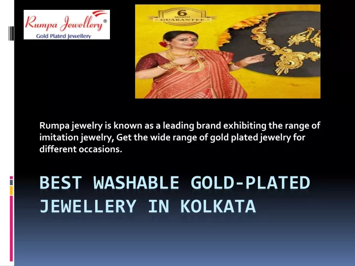 best washable gold plated jewellery in kolkata
