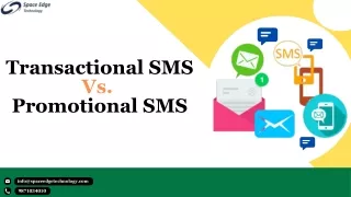 Transactional SMS Vs. Promotional SMS