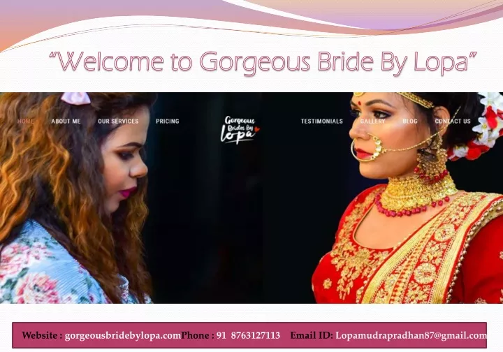 welcome to gorgeous bride by welcome to gorgeous