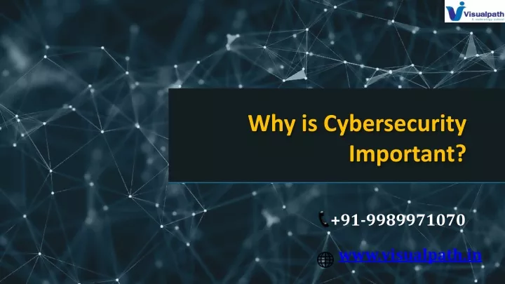 why is cybersecurity important