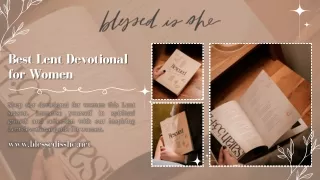 Find the Best Lent Devotional for Women – Blessed Is She