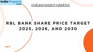 RBL Bank Share Price Target 2025, 2026, and 2030