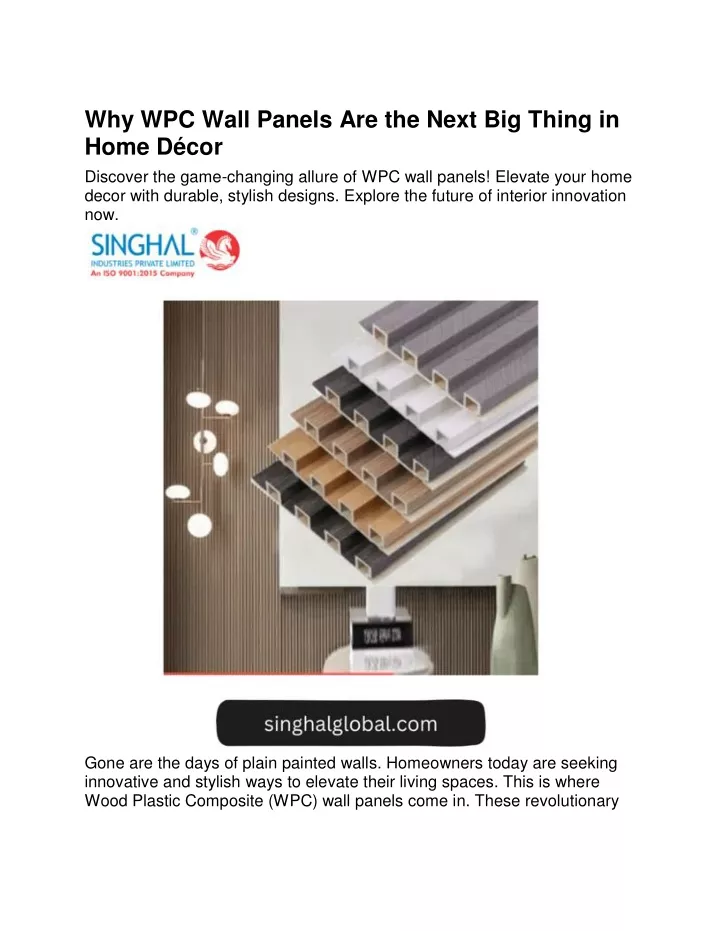 why wpc wall panels are the next big thing